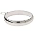 Jewelry : Eve's Addiction 12mm Sterling Silver Bangle Bracelet