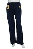 Polo Ralph Lauren Sleepwear Lightweight Cotton Solid Nay and Yellow (Big Polo Player) Pajama Pants
