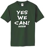 Yes We Can 2008 - Cotton T-Shirt (32 Colors)