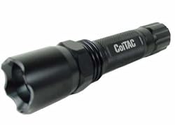 CoiTAC 3W LED Tactical Strobe Flashlight with pressure switch and Tactical Ring