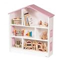 Dollhouse Bookshelf (White) (47" H x 43.5" W x 12" D)