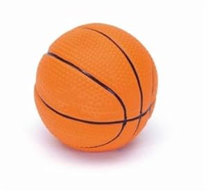 Pet Supplies : Pet Toy Balls : Coastal Latex Basketball Dog Toy 2.5