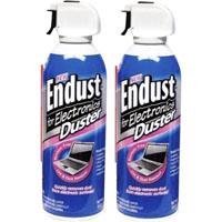 Endust Twin Pack of 10 Oz. Duster (2 ea.) with Safety Bitterant #152