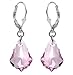 Sensational Amethyst Swarovski Crystal Sterling title=