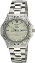Seiko #SNZ305K Men's Stainless Steel Seiko 5 Sports Automatic Lumibrite Dial