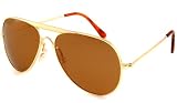 UrbanSpecs Sunglasses - Fishing - Captain Polarized / Frame: Gold Lens: Grey Polarized