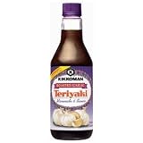 Kikkoman Roasted Garlic Teriyaki Sauce, 20-Ounce Bottle (Pack of 3)