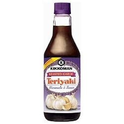 Kikkoman Roasted Garlic Teriyaki Sauce, 20-Ounce Bottle (Pack of 3)