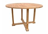 Anderson Teak TB-004RF 4-Foot Round Table with Frame