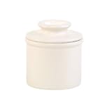 Butter Bell Crock, Matte Ivory