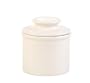 Butter Bell Crock, Matte Ivory