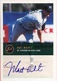 Matt White, St. Petersburg Devil Rays - Devil Rays Affiliate, 2000 Just Minors Certified Autograph Autographed Card