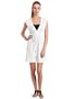 Speedo Women's Bondi Beach Tie Front Dress Cover-Up,White,Medium