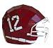 Alabama Crimson Tide Glass Helmet Lamp