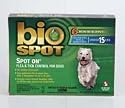 Bio Spot Spot On Flea & Tick Control for Dogs (Under 15lbs.) 6 pk.
