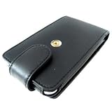 Red Prima Premium Leather Low Profile Flip Case for Apple iPod Touch