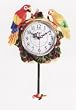 PARROT 3-Dimensional Pendulum Wall Clock *NEW!!*