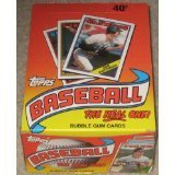1988 Topps Baseball Wax Packs (Box of 36) Bubble Gum Cards
