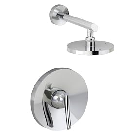 American Standard T010.501.002 Green Tea Shower Only Trim Kit, 6-3/4-Inch Rain Showerhead, Brass Shower Arm, Metal Lever Handle, Polished Chrome