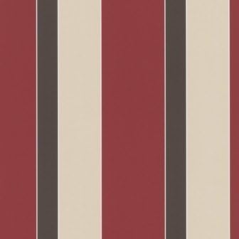 Wide Stripe Red Black Beige 05602-10