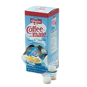  Coffee Mate French Vanilla Liquid Creamer (4 Boxes of 50)
