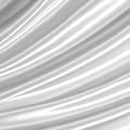 Satin Stoff Meterware Weiss