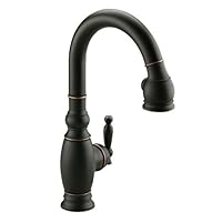 KOHLER K-690-BRZ Vinnata Kitchen Sink Faucet, Oil-Rubbed Bronze