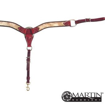 2 Breast Collar with Hair Inset (Chestnut)