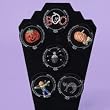 Set of 6 Happy Halloween Austrian Rhinestone Jewelry Pins