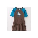 SO Precious Peplum Babydoll Top Deer Plus Size Girls