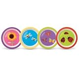 Crocodile Creek's Garden 4 Piece Children's Melamine Plate Set