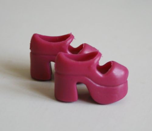 Mary Jane Blythe Shoes Accessories Doll New Dark Pink Color