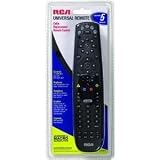 RCA RCRP05BR 5 Device Cable Replacement Universal Remote (Black)