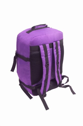 Cabin Max Purple Backpack Flight Approved Carry On Bag massive 44 litre travel luggage 55x40x20 cm