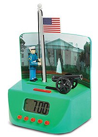 American Flag Alarm Clock