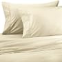 Egyptian Linens 600-Thread-Count Egyptian Cotton 4pc Bed Sheet Set, King, Ivory Solid