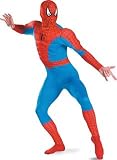 Disguise Mens Deluxe Muscle Chest Adult Spiderman Costume
