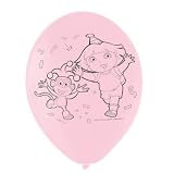 Lot de 6 Ballons Dora Exploratrice - Anniversaire Enfant