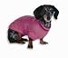 Fashion Pet Classic Cable Dog Sweater, Pink, Small