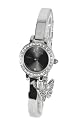 Stringfellows G987.13ST Ladies Black Dial Half Bangle Half Bracelet Watch