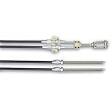 Lokar EC-80FU Universal Emergency Brake Cable with Black Housing