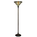 Mission-Style Art Deco Torchiere Lamp