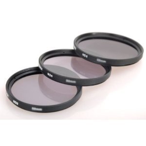 52MM 3 Piece Neutral Density (ND) Filter Kit for Nikon, Canon, Kodak, Fuji, Sony & MANY MORE DSLR/SLR Cameras!!