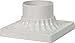Nuvo Lighting 25/1205 Square Pier Mount Base in White Finish, White