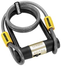 ON GUARD BULLDOG DT 13MM U-LOCK W/4`CBL 5015TC