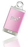 PQI 4GB Intelligent Stick USB Flash Drive i810 Plus. Smallest USB flash drive in the world, waterproof and dust-proof characteristics (Pink)