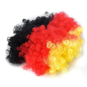Deutschland Fan-Perücke “Locken”