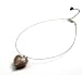 Oi! - Ladies Black Venetian Glass Heart Pendant Necklace - N5020