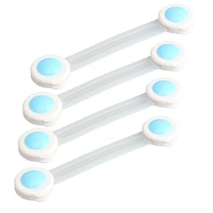 4pc Baby Child Infant Toddler Kids Safety Door Wardrobe Toilet Cabinet Drawer Fridge Lock Strap