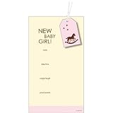 Baby Girl Rocking Horse Announcements (10 count)